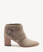 Sole Society Women's Dariela Ankle Bootie New Taupe Size 5 Suede From Sole Society