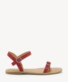 Lucky Brand Lucky Brand Adymaris Ankle Strap Flats Sandals Sb Red Size 5 Suede From Sole Society