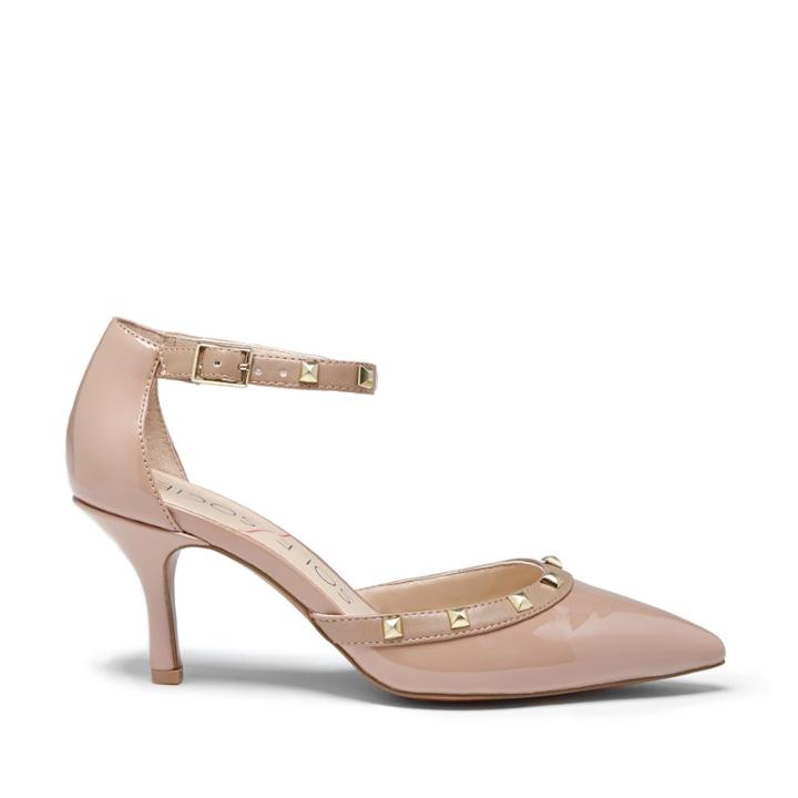 Sole Society Sole Society Anneke Mid Heel Pump - Adobe-8