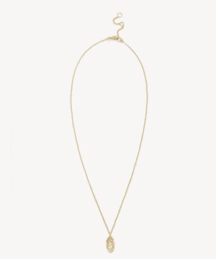 Sole Society Women's 18 Textured Pendant Gold One Size From Sole Society
