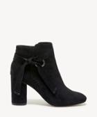 Sole Society Sole Society Zella Block Heels Bootie Black Size 10 Suede
