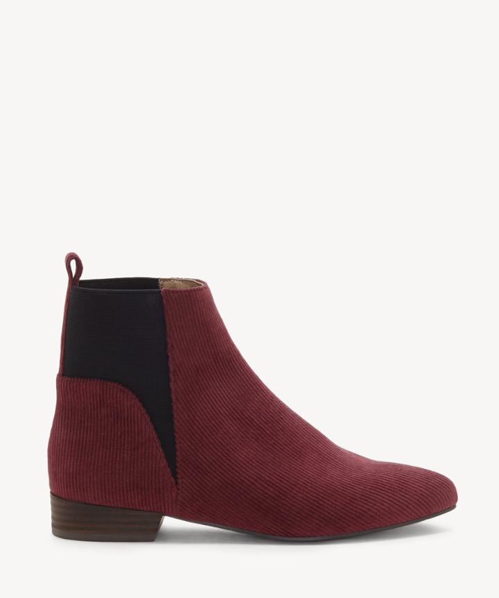 Lucky Brand Lucky Brand Women's Gledo Flats Bootie Light Raisin Size 10 Suede From Sole Society
