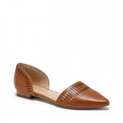 Solesociety Sole Society Anastassi Dorsay Flat - Light Luggage-12