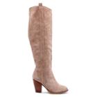 Sole Society Sole Society Cleo Heeled Tall Boot - Taupe