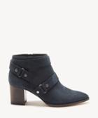 Sole Society Women's Dariela Ankle Bootie Ink Size 5 Suede From Sole Society