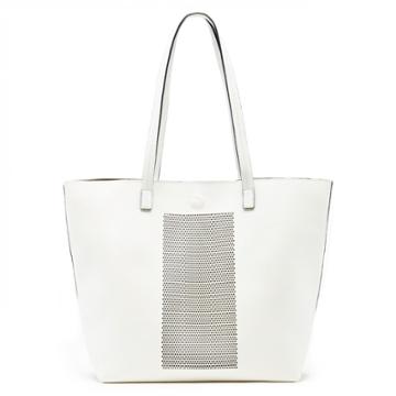 Sole Society Sole Society Hathaway Lasercut Panel Tote - White-one Size