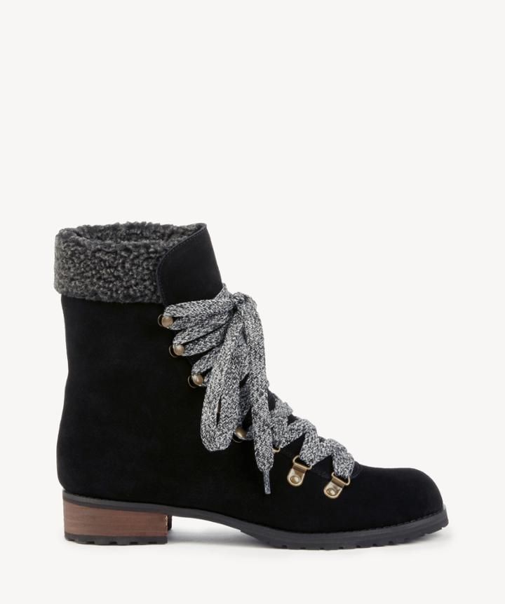 Sole Society Sole Society Ada Cold Weather Bootie Black Size 5 Suede