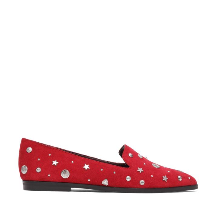 Bcbgeneration Bcbgeneration Nikkola Studded Flat - Holiday Red