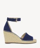 Vince Camuto Vince Camuto Leera Espadrille Wedges Moody Blue Size 5 Leather From Sole Society