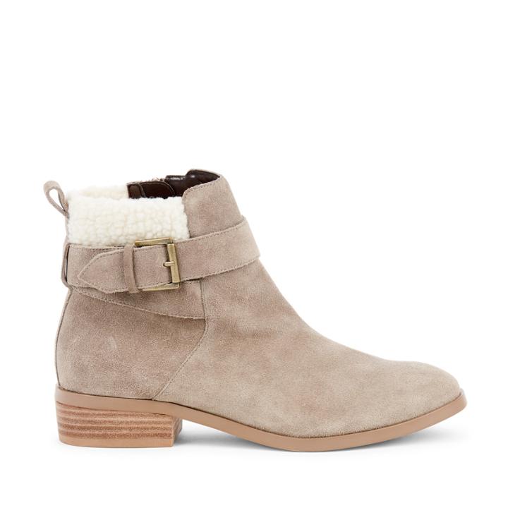 Sole Society Sole Society Austen Shearling Bootie - Mushroom