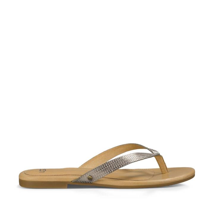 Ugg Ugg &reg; Allaria Ii Metallic Braid Leather Sandal