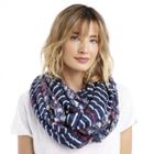 Sole Society Sole Society Mixed Print Infinity Scarf - Multi