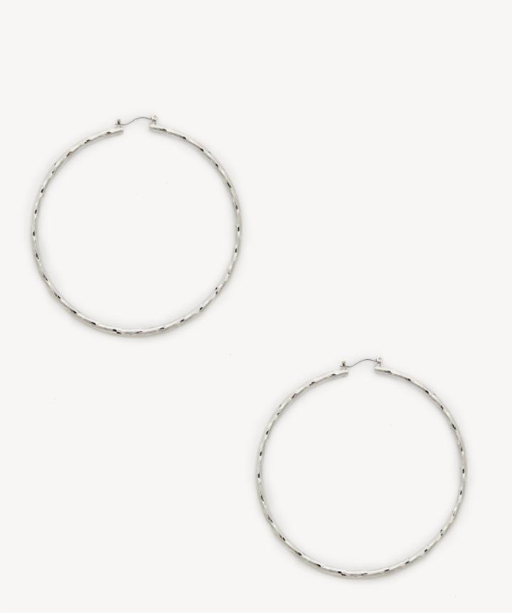Sole Society Sole Society Oversize Hoop Earrings Silver One Size Os