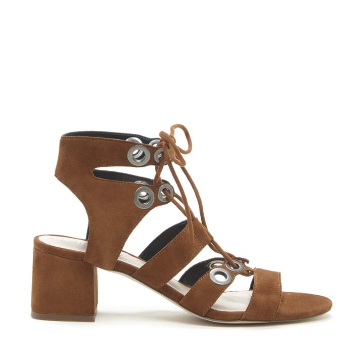 Sole Society Sole Society Rosemary Block Heel Sandal - Cognac-5