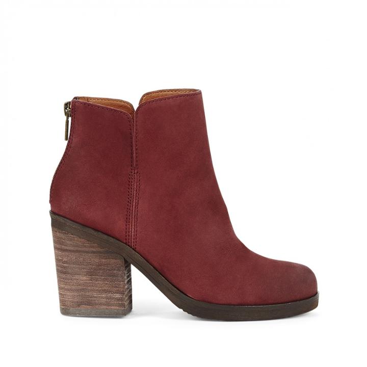 Lucky Brand Lucky Brand Orsann Heeled Ankle Bootie - Ruby Wine-8.5