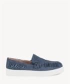 Sole Society Sole Society Rocco Platform Flats Vista Blue Size 5 Suede