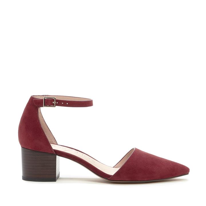 Sole Society Sole Society Katarina Two Piece Block Heel - Rumba Red-5