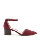 Sole Society Sole Society Katarina Two Piece Block Heel - Rumba Red-5