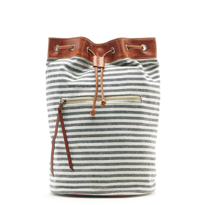 Sole Society Sole Society Maisee Fabric Backpack - Black/cream