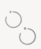 Sole Society Women's Pave Hoops Hematite One Size From Sole Society
