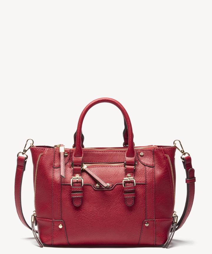Sole Society Women's Susan Mini Tote Winged Red Vegan Leather From Sole Society