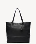 Sole Society Women's Daisa Tote Vegan Over Black Vegan Leather From Sole Society