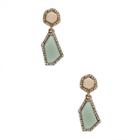 Sole Society Sole Society Geo Stone Drop Earring - Multi-one Size