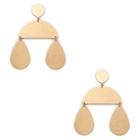Sole Society Sole Society Geo Statement Drop Earrings - Gold-one Size