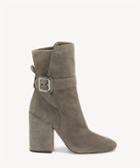 Vince Camuto Vince Camuto Damefaris Buckle Bootie Graystone Size 6.5 Suede From Sole Society