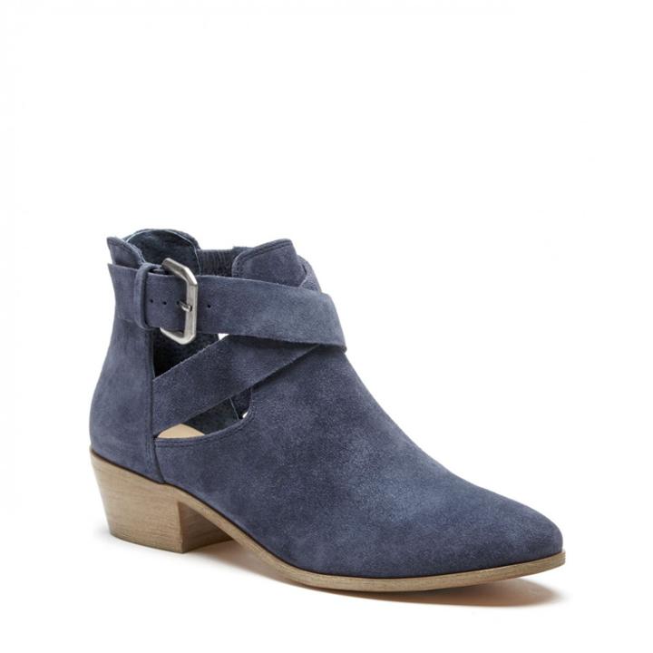Sole Society Sole Society Evie Cutout Suede Bootie - Moroccan-6
