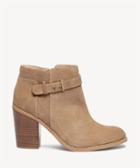 Sole Society Sole Society Lyriq Heeled Ankle Bootie Coffee Size 8.5 Suede