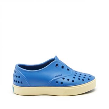 Native Native Miller Child Waterproof Sneaker - Victoria Blue Bone White-5t