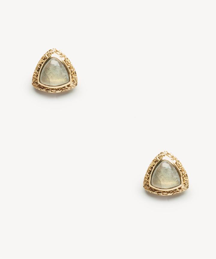 Sole Society Women's Stone Stud Labradorite One Size From Sole Society