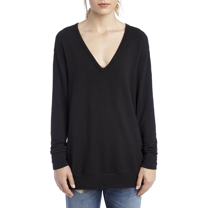Stylesaint Stylesaint French Terry V Neck Tunic