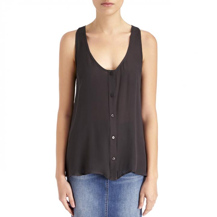 Stylesaint Stylesaint Silk Bella Button Down - Slate-medium