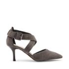 Sole Society Sole Society Tamra Cross Strap Pump - Charcoal