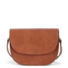 Sole Society Sole Society Honor Messenger W/ Wide Whipstitch Strap - Cognac