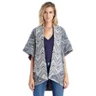 Plenty By Tracy Reese Plenty By Tracy Reese Shawl Collar Overcoat - Chambray Vanilla