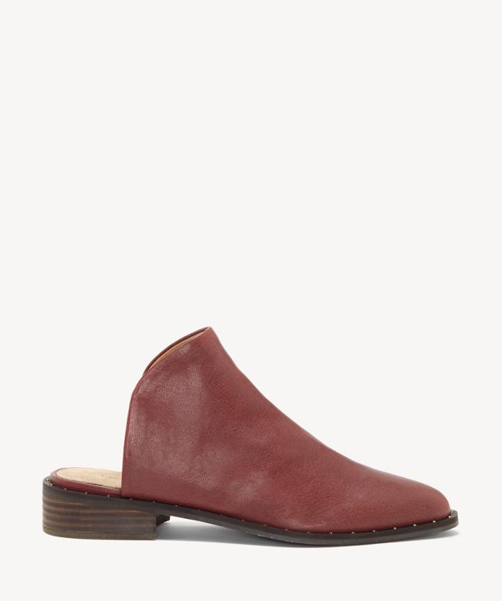 Lucky Brand Lucky Brand Women's Pentt Mules Bootie Burgundy Size 5 Leather From Sole Society