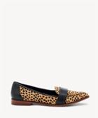Sole Society Sole Society Edie Smoking Slippers Flats Cheetah Dot Size 5 Leather Suede