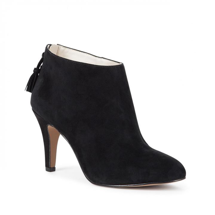 Sole Society Sole Society Aiden Tassel Ankle Bootie - Black-6