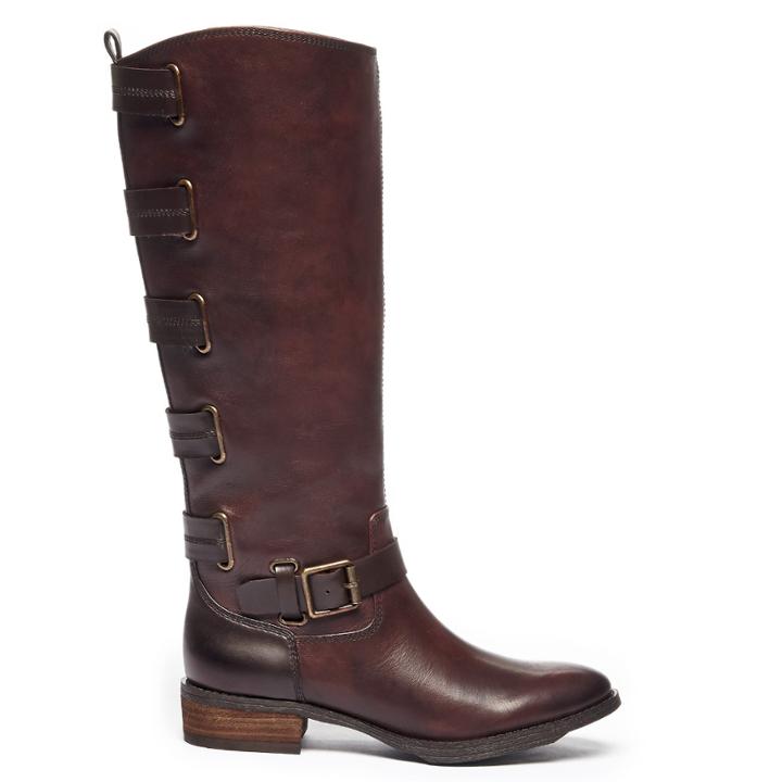 Sole Society Sole Society Franzie Riding Boot - Dark Brown