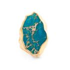 Sole Society Sole Society Natural Stone Ring - Turquoise-6