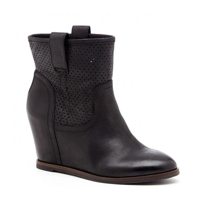 Sole Society Sole Society Keyla Hidden Wedge Bootie - Black-5