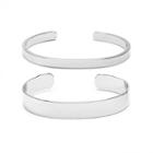 Sole Society Sole Society Metal Cuff Set - Silver-one Size