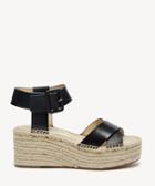 Sole Society Sole Society Audrina Flatsform Espadrille Black Size 5 Leather