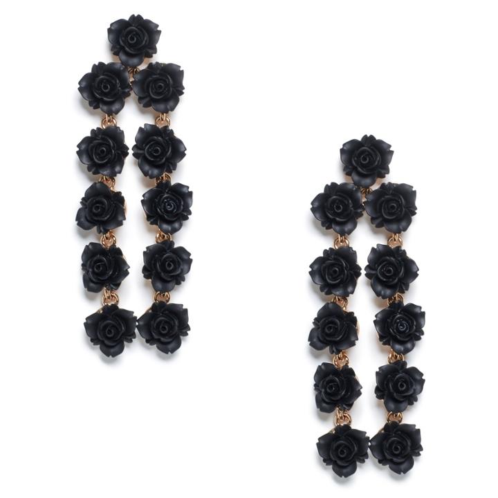 Sole Society Sole Society Senorita Statement Earring - Black