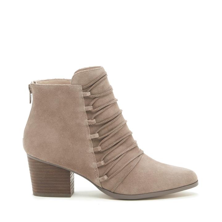 Sole Society Sole Society Bellevue Corset Bootie - Night Taupe