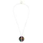Sole Society Sole Society Disc Plated Pendant Necklace - Multi-one Size