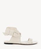 Sole Society Sole Society Calynda Ankle Wrap Sandals Eggshell Cream Size 6 Suede
